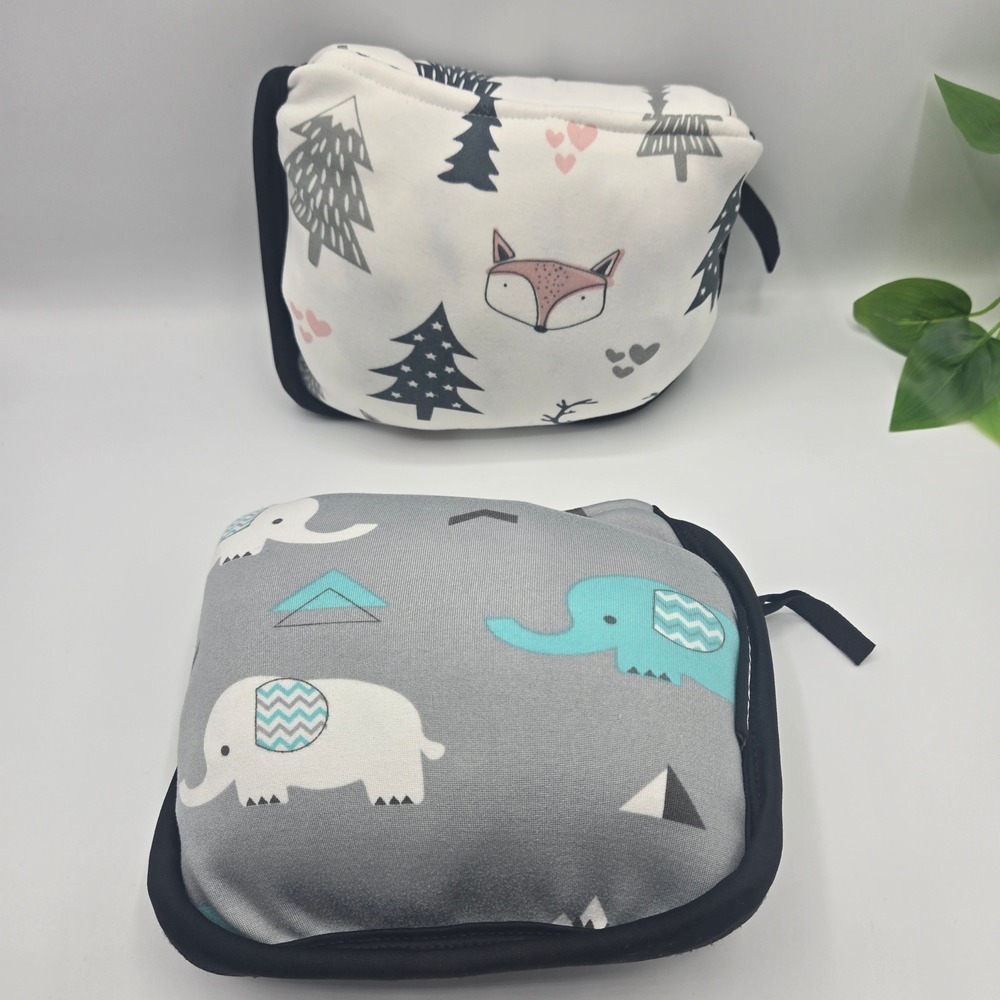 Amazlinen Car Seat Cover Unisex Multi Fox Elephant 2 Pack OS